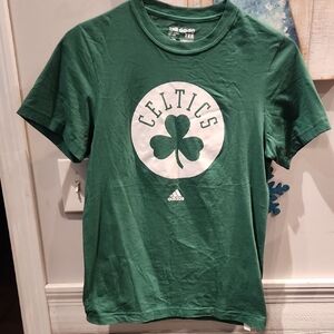 EUC Adidas The Go To Tee Boston Celtics Men's Sz S T-shirt 100% Cotton